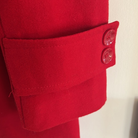 Forever 21 Red Coat size M - Picture 4 of 16